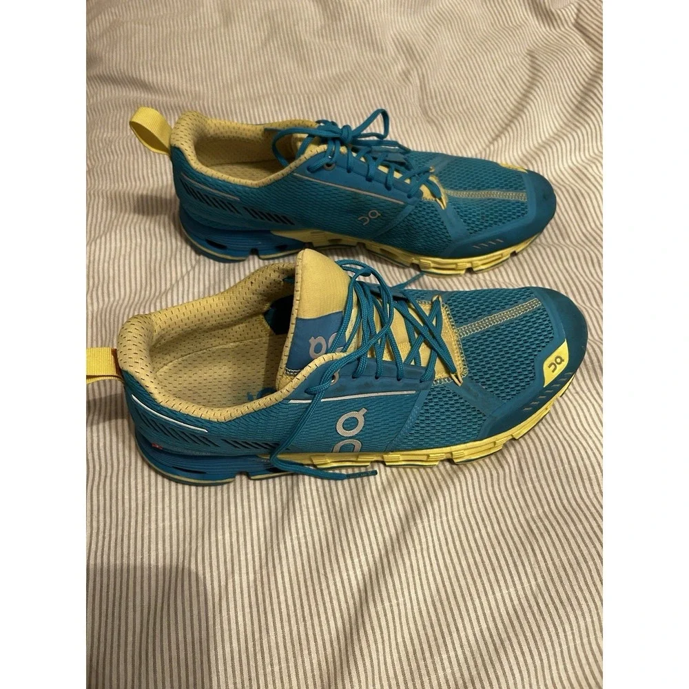 On Cloud Shoes Women 10.5 On Running Cloudtec Swiss Engineering Blue‎ Sneaker